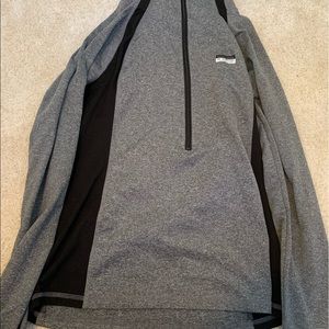 PINK thin quarter zip sweater